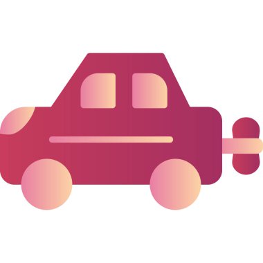 - Araba. Web simgesi basit illüstrasyon