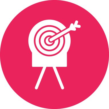 hedef simge vektör illüstrasyonu