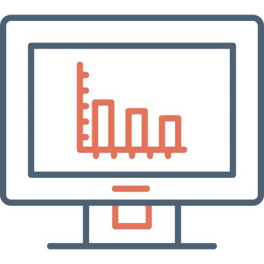 Grafik. Web simgesi basit illüstrasyon