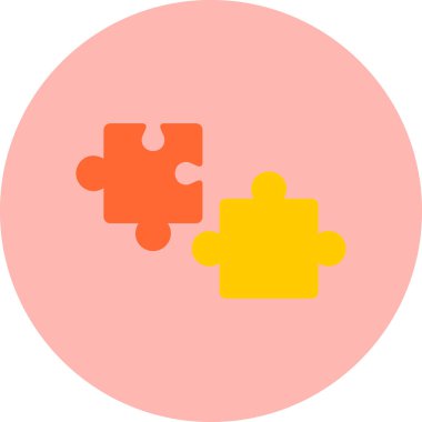 Bulmaca simgesi vektör çizimi