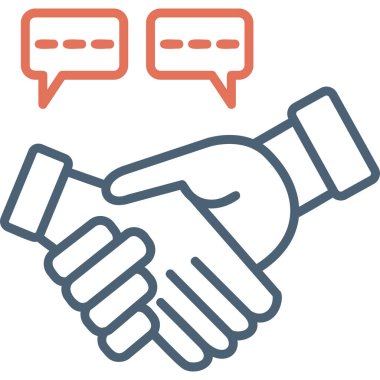 Tokalaşın. Web simgesi basit illüstrasyon