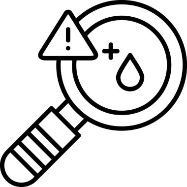 Modern Diyabet ikonunun vektör çizimi