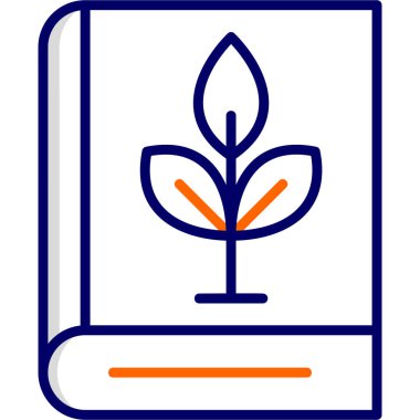 Kitap simgesi, modern tasarım illüstrasyonu