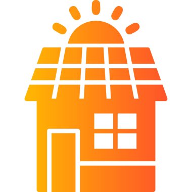 solar energy sign. vector illustration