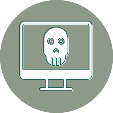 Ölü Ekran Vektör simgesi işareti