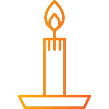 Mum simgesi vektör illüstrasyonu