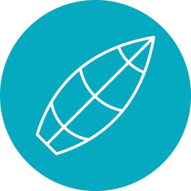 Sörf tahtası, modern simge, vektör illüstrasyonu