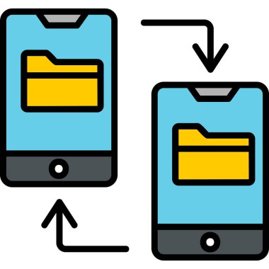 Dosya. Web simgesi basit illüstrasyon