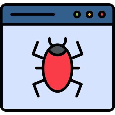 vector illustration of abstract website