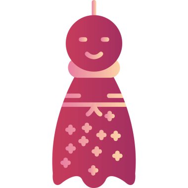 Bebeğim. Web simgesi basit illüstrasyon