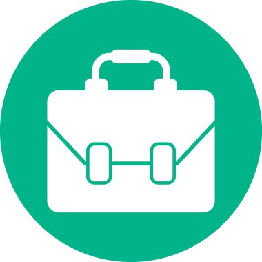 Çanta. Web simgesi basit tasarım 