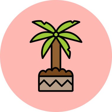 Avuç içi. Web simgesi basit illüstrasyon