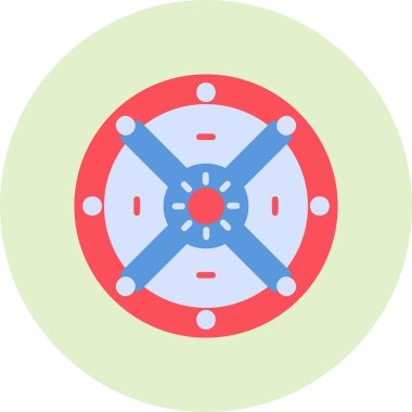 kalkan ikon vektör illüstrasyonu