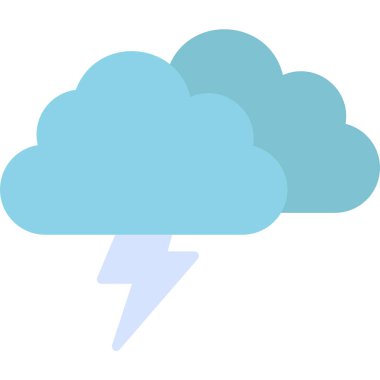 Kum fırtınası ikonu vektör çizimi