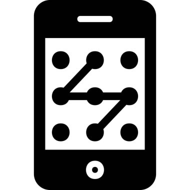 graphic art illustration of Mobile Pattern Lock