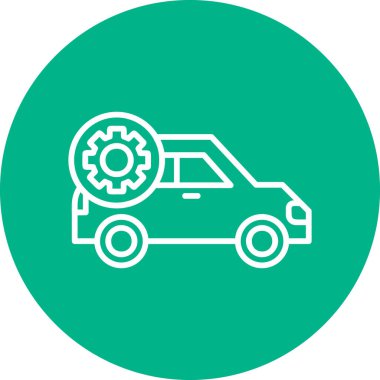 Modern simge ayarlama, vektör illüstrasyonu