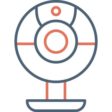 Web kamerası, basit Webcam simgesi tasarımı