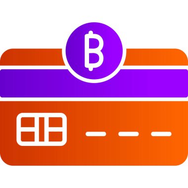 Bitcoin Bankacılık Kredi Kartı İllüstrasyonu 