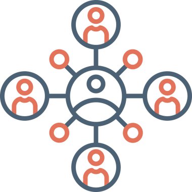 Ağ modern simgesi, vektör illüstrasyonu 