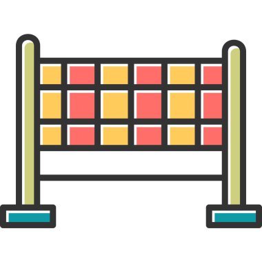 Bayrak. Web simgesi vektör illüstrasyonu