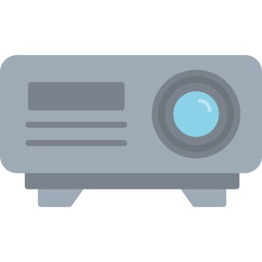 Projector web icon vector illustration