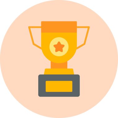 kupa simgesi vektör illüstrasyonu