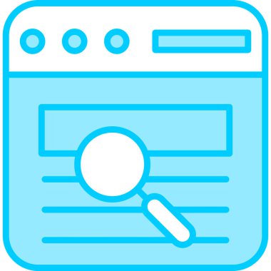 Ara. Web simgesi basit illüstrasyon