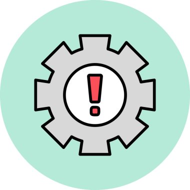 uyarı simgesi vektör illüstrasyonu