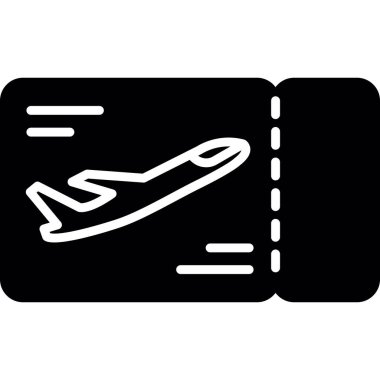 Biniş kartı tasarımı, vektör illüstrasyonu  