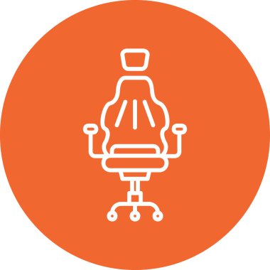 sandalye vektör simgesi modern basit tasarım