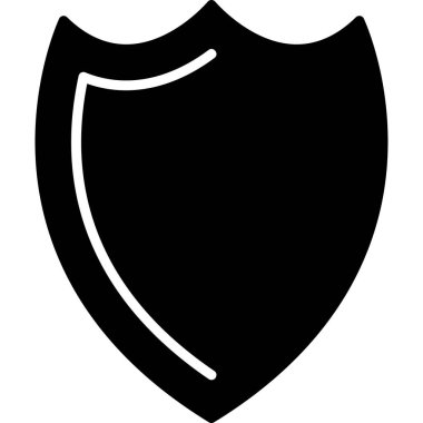 shield icon, simple web illustration
