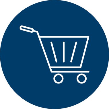 Trolley icon, illustration for web