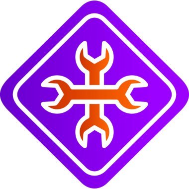 Yapılandırma basit simgesi, vektör illüstrasyonu