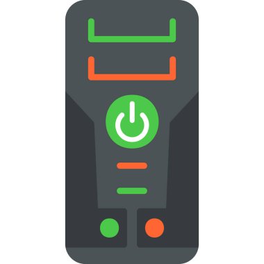 CPU icon, vector illustration simple design