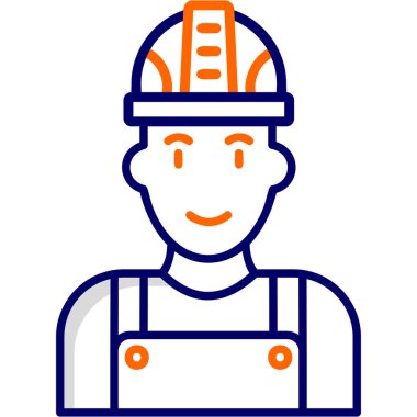 Factory Worker icon modern vector illustration