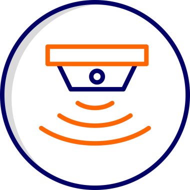 Algılayıcılar web simgesi basit illüstrasyon