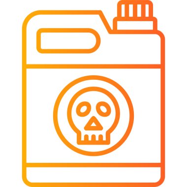 toksik ikon vektör illüstrasyonu