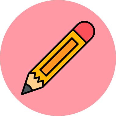 pencil, web icon simple illustration