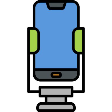 Smartphone Simgesi, vektör illüstrasyonu