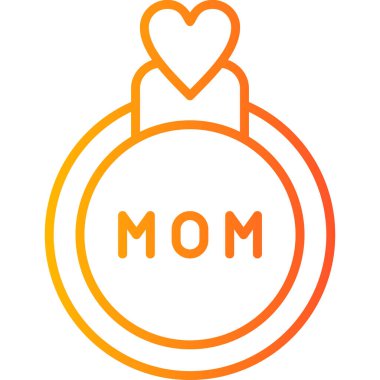 Çember modern simge vektör illüstrasyonu