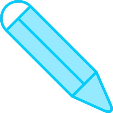 Kalem. Web simgesi basit illüstrasyon