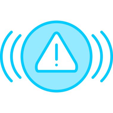 uyarı simgesi vektör illüstrasyonu