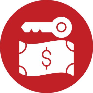 Fidye virüsü. Web simgesi basit illüstrasyon