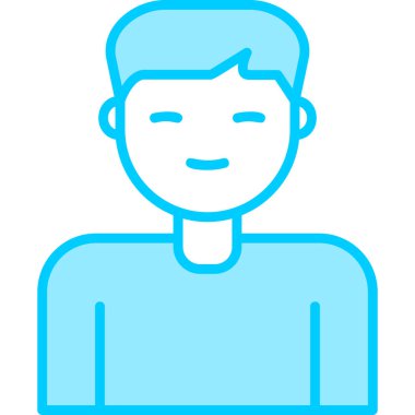 male User, simple icon for web page 
