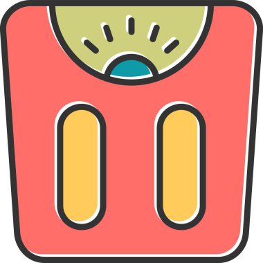 Weight Scale icon modern vector illustration