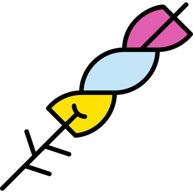 Şekerlemeler. Web simgesi vektör illüstrasyonu