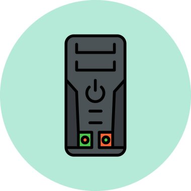 CPU icon, vector illustration simple design