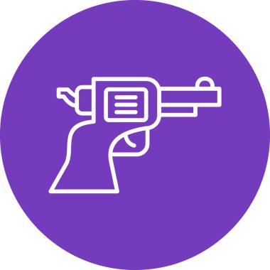 Tabanca. Web simgesi basit tasarım