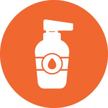 Bebek yağı modern ikon vektör illüstrasyonu