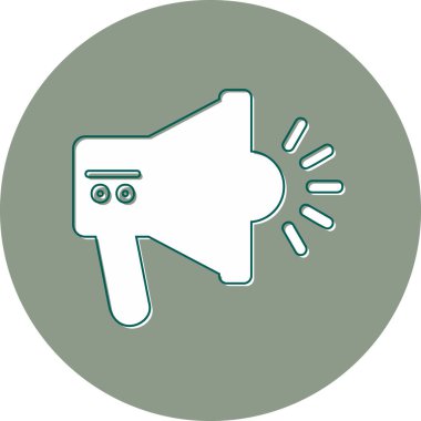 Hoparlör. Web simgesi basit tasarım